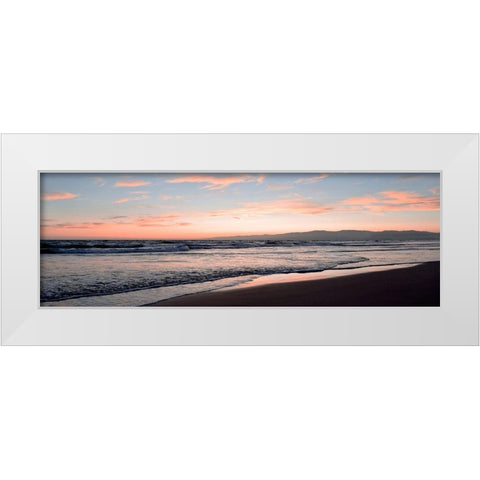 Venice Beach White Modern Wood Framed Art Print by Carpentieri, Natalie