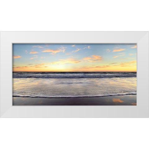 Evening at Venice Beach White Modern Wood Framed Art Print by Carpentieri, Natalie
