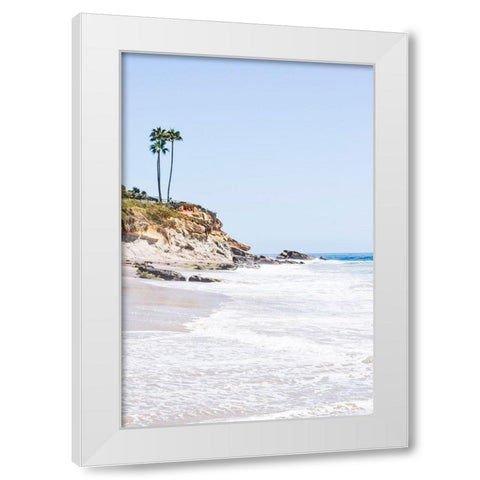 Faded Summer White Modern Wood Framed Art Print by Carpentieri, Natalie