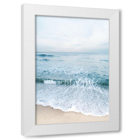 Tranquil Ocean II White Modern Wood Framed Art Print by Carpentieri, Natalie