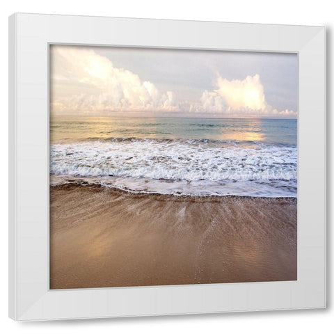 South China Sea White Modern Wood Framed Art Print by Delimont, Danita