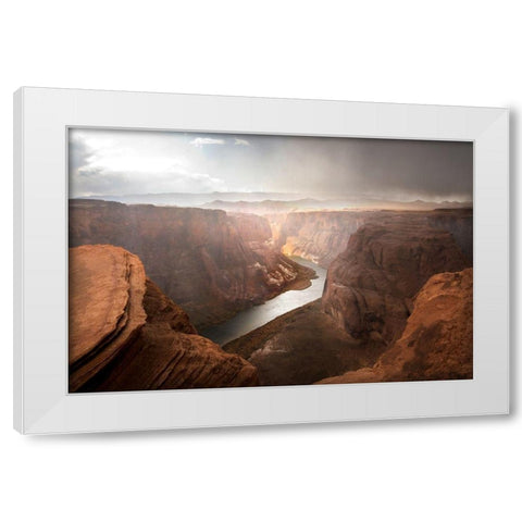 Glen Canyon White Modern Wood Framed Art Print by Davidson, Janell
