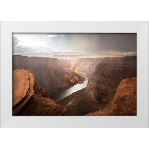 Glen Canyon White Modern Wood Framed Art Print by Davidson, Janell