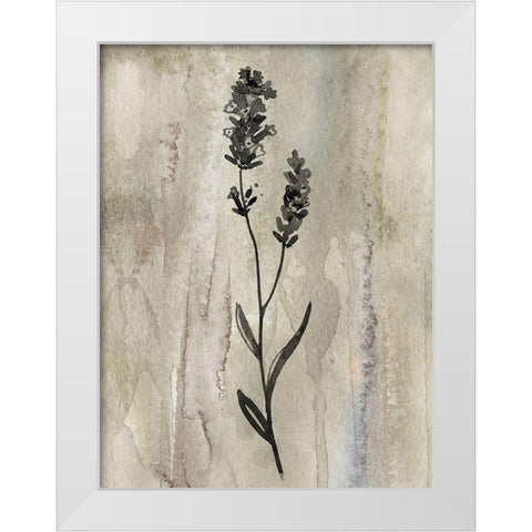 Sumi-e Silhouette II White Modern Wood Framed Art Print by Knutsen, Conrad
