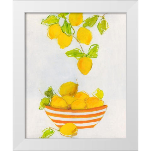 Lemonlicious White Modern Wood Framed Art Print by Swatland, Sally