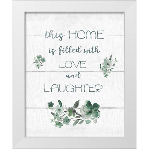 This Home White Modern Wood Framed Art Print by Robinson, Carol