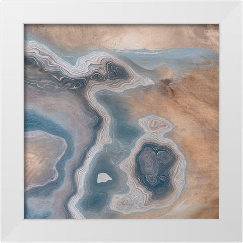Land of Dreams I White Modern Wood Framed Art Print by Weisz, Irene