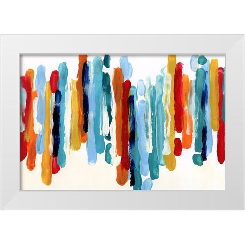 Captive Color I White Modern Wood Framed Art Print by Craven, Katrina