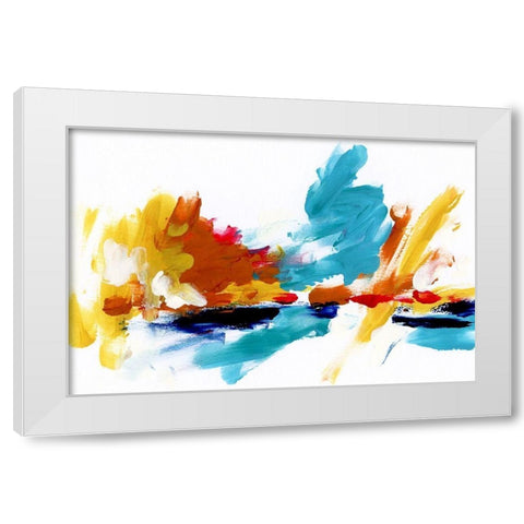 Captive Color II White Modern Wood Framed Art Print by Craven, Katrina