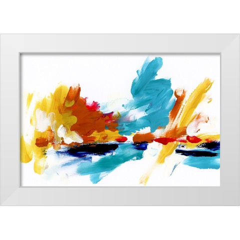 Captive Color II White Modern Wood Framed Art Print by Craven, Katrina