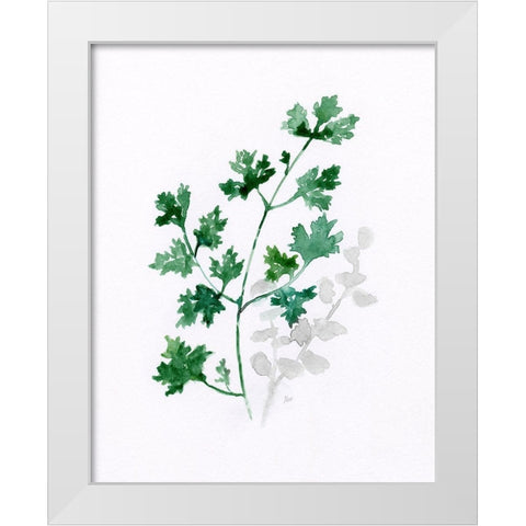 Freshly Picked I White Modern Wood Framed Art Print by Nan