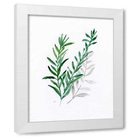 Freshly Picked II White Modern Wood Framed Art Print by Nan