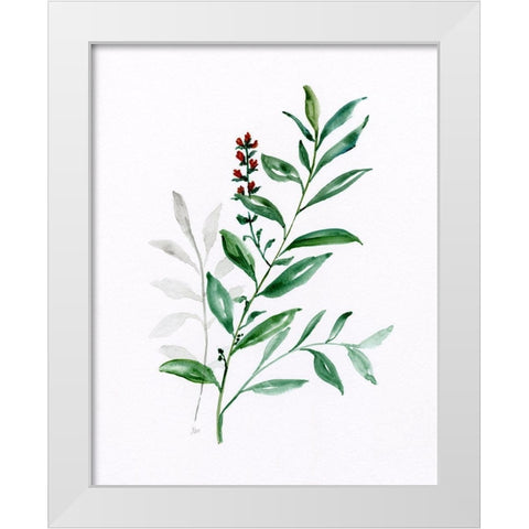 Freshly Picked III White Modern Wood Framed Art Print by Nan