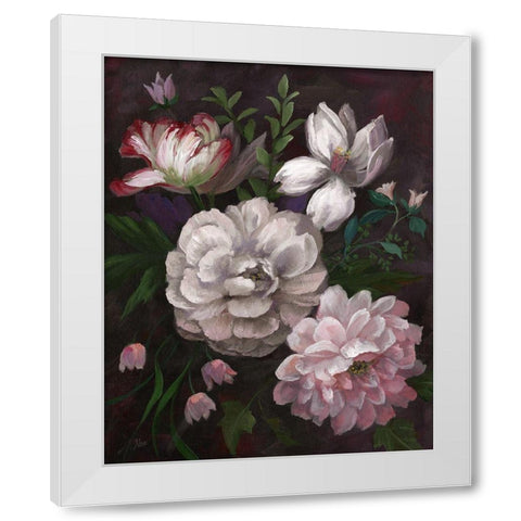 Venezia Bouquet White Modern Wood Framed Art Print by Nan