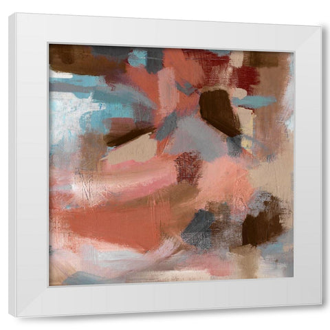 Terra Nova White Modern Wood Framed Art Print by Robinson, Carol