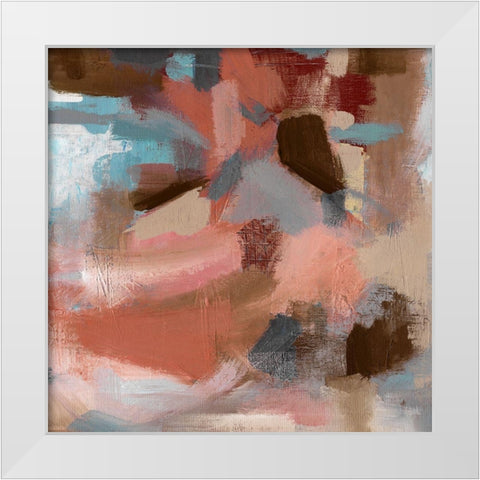 Terra Nova White Modern Wood Framed Art Print by Robinson, Carol