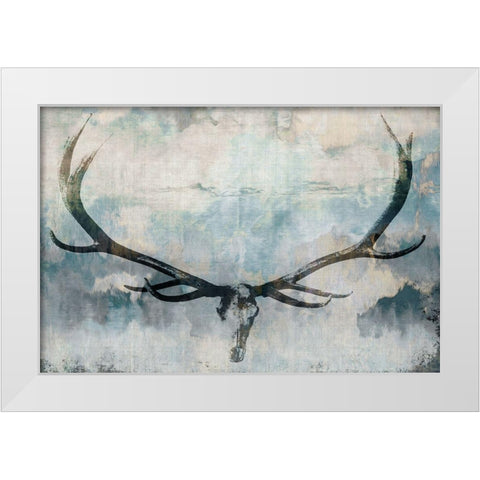 Wyoming I White Modern Wood Framed Art Print by Butler, John