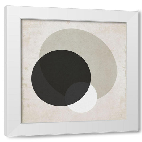 Moderniste Neutre IV White Modern Wood Framed Art Print by Jill, Susan