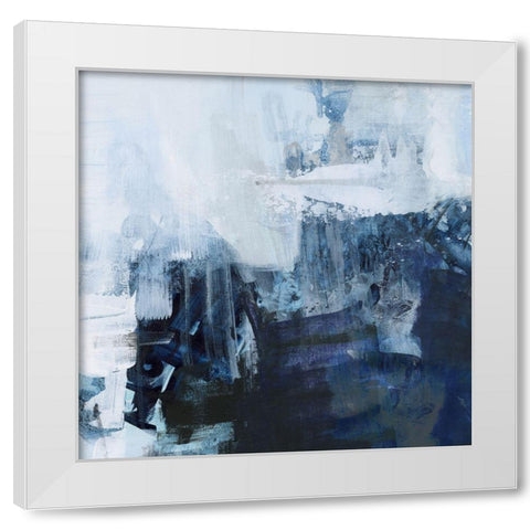 River In Time I White Modern Wood Framed Art Print by Swatland, Sally