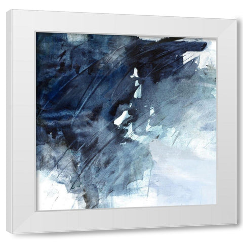 River In Time II White Modern Wood Framed Art Print by Swatland, Sally