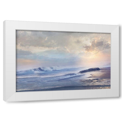 Soft Dusk White Modern Wood Framed Art Print by Calascibetta, Mike