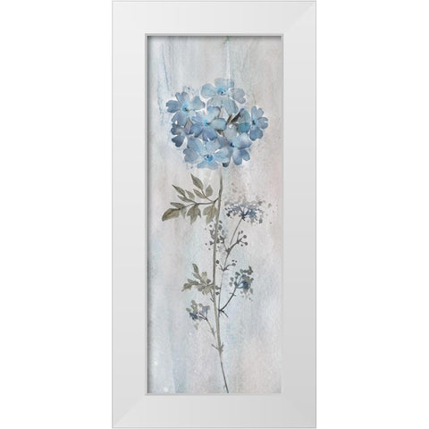 Blue Meadow Dreamin I White Modern Wood Framed Art Print by Knutsen, Conrad