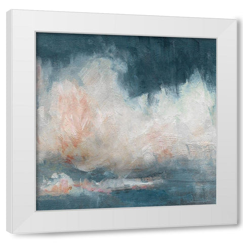 Cloud Abstraction I White Modern Wood Framed Art Print by Swatland, Sally