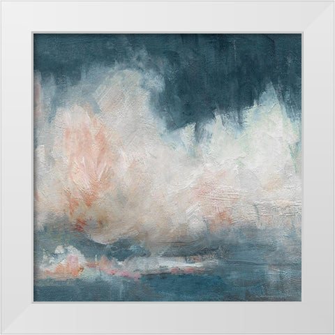 Cloud Abstraction I White Modern Wood Framed Art Print by Swatland, Sally