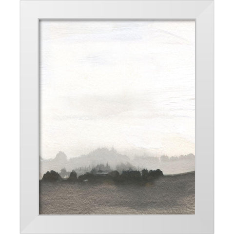 Miles Away I White Modern Wood Framed Art Print by Jill, Susan