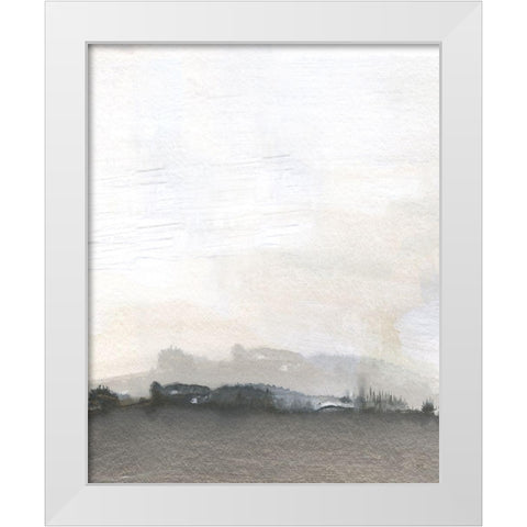 Miles Away II White Modern Wood Framed Art Print by Jill, Susan