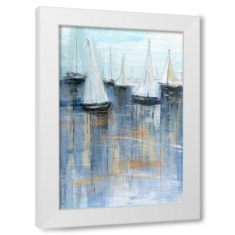 Sail Away White Modern Wood Framed Art Print by Jill, Susan