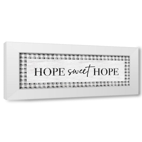 Hope Sweet Hope White Modern Wood Framed Art Print by Carpentieri, Natalie