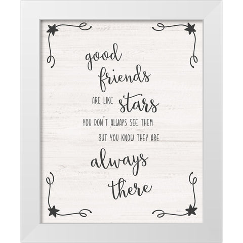 Always There White Modern Wood Framed Art Print by Carpentieri, Natalie