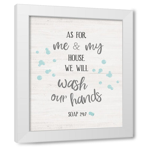 Soap 24/7 White Modern Wood Framed Art Print by Carpentieri, Natalie