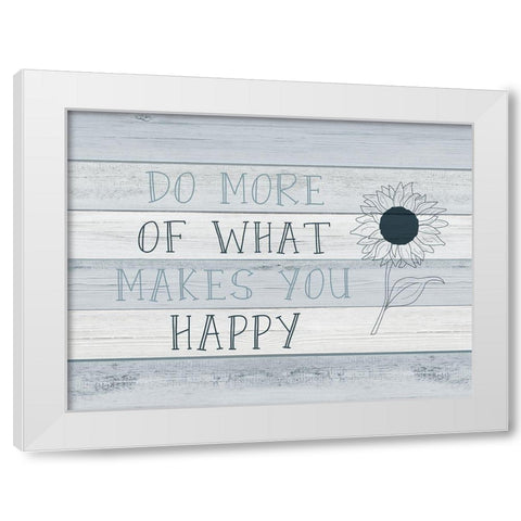 More of Happy White Modern Wood Framed Art Print by CAD Designs