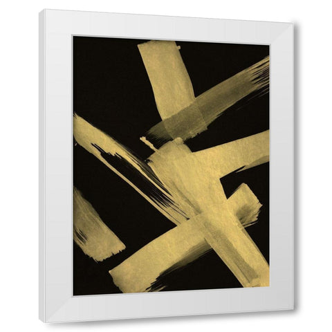 Gold Magic II White Modern Wood Framed Art Print by Jill, Susan