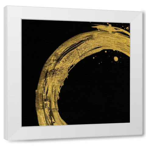 Into the Gold I White Modern Wood Framed Art Print by Jill, Susan