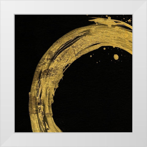 Into the Gold I White Modern Wood Framed Art Print by Jill, Susan