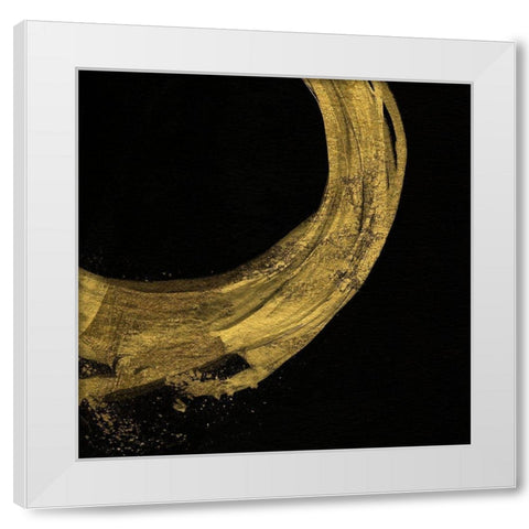 Into the Gold II White Modern Wood Framed Art Print by Jill, Susan