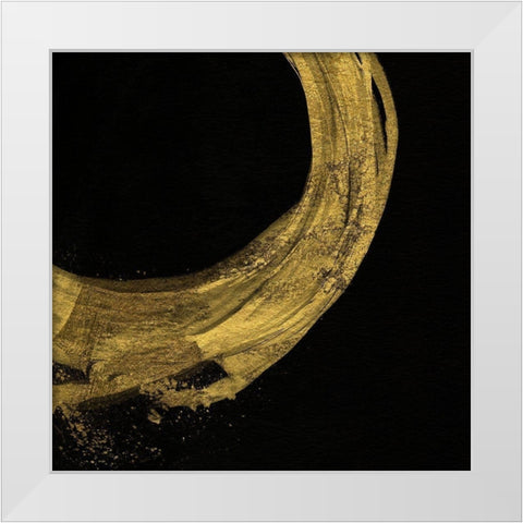 Into the Gold II White Modern Wood Framed Art Print by Jill, Susan