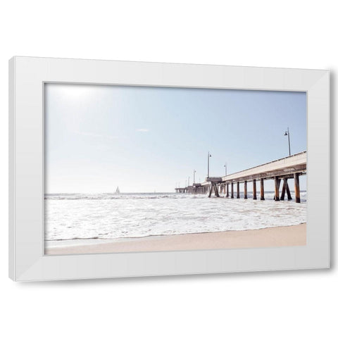 In the Sun White Modern Wood Framed Art Print by Carpentieri, Natalie