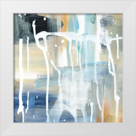 Weather I White Modern Wood Framed Art Print by Jill, Susan