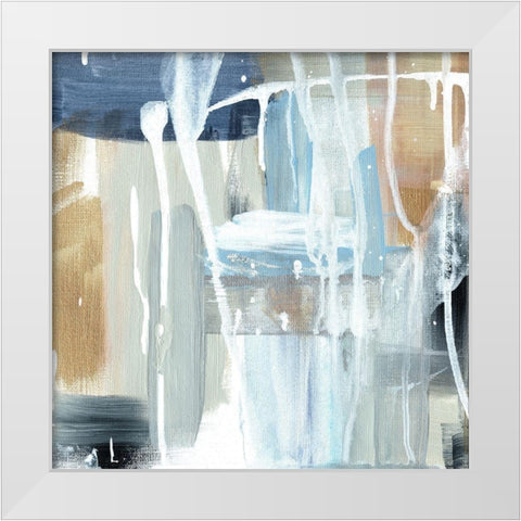 Weather II White Modern Wood Framed Art Print by Jill, Susan