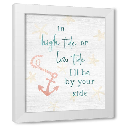 High Tide White Modern Wood Framed Art Print by Carpentieri, Natalie