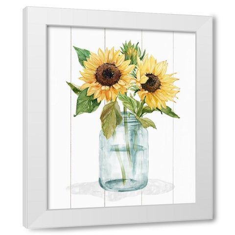 Sunny Day II White Modern Wood Framed Art Print by Robinson, Carol