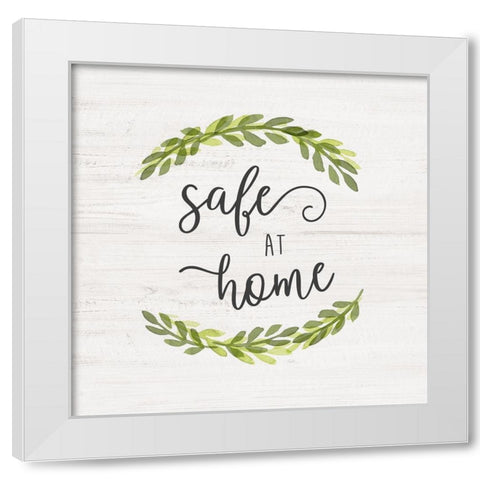 Safe at Home White Modern Wood Framed Art Print by Carpentieri, Natalie