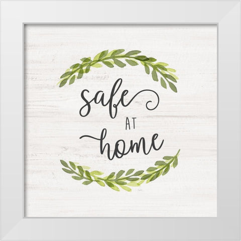 Safe at Home White Modern Wood Framed Art Print by Carpentieri, Natalie