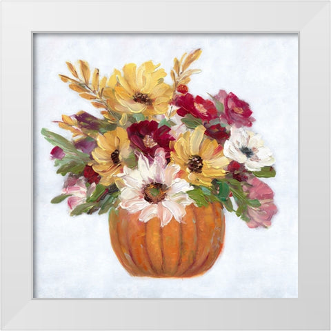 Autumn Picks White Modern Wood Framed Art Print by Swatland, Sally