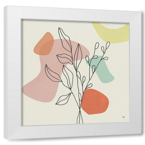 Growing Strong I White Modern Wood Framed Art Print by Jill, Susan