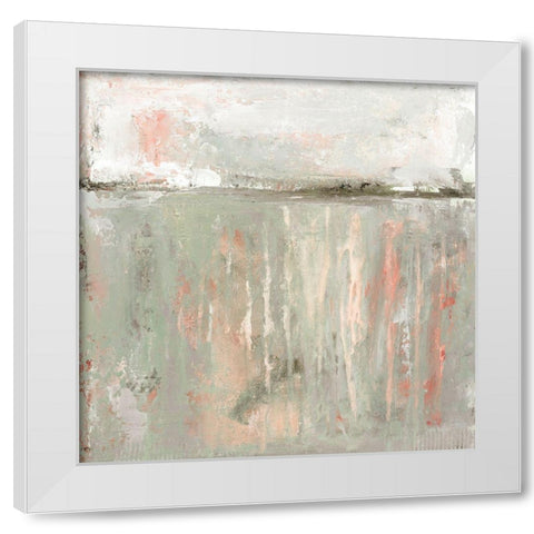 Softer Days White Modern Wood Framed Art Print by Robinson, Carol